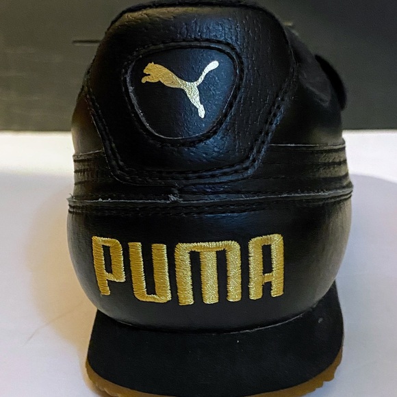 Puma Club 5v5 Lux WMNS Black / Gold size 11.5, rare! - Picture 2 of 12